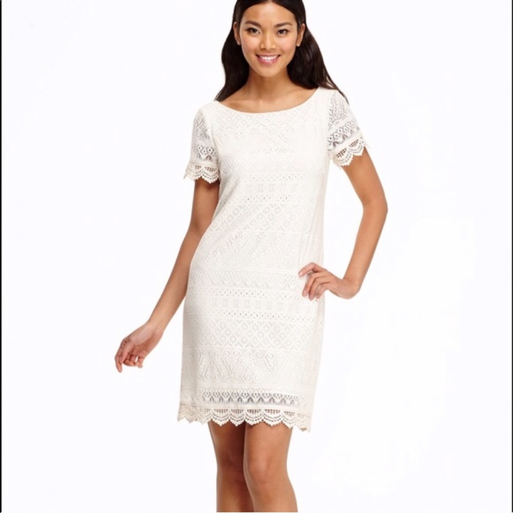 Off white Lace dress London Times